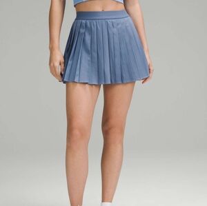 LULULEMON High-Rise Pleated Tennis Skirt Oasis Blue 2024 Size 12
